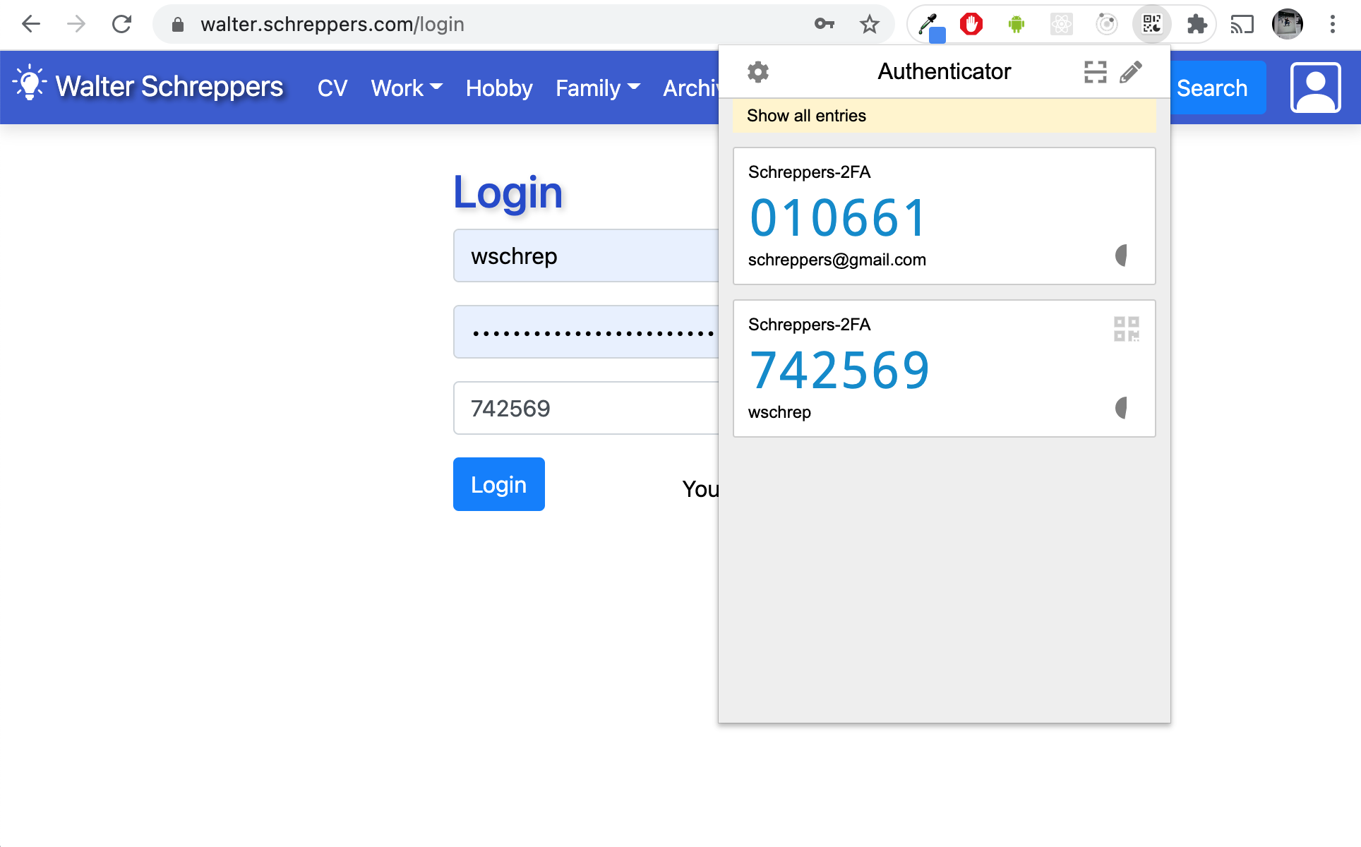 Authenticator plugin